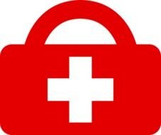 Rotes Kreuz Hilfe Erste Box Medizinische