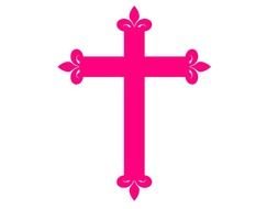 Pink Baptism Cross Panda Free Images