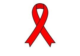 Red Awareness Ribbon, drawing