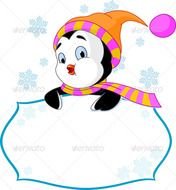 Graphicriver Penguin Invite And Place Card 6032761