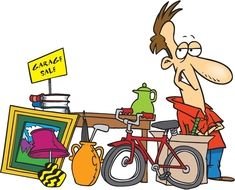Clip Art of Garage Sale