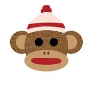 monkey head in graphic