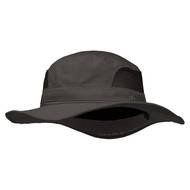 isolated black sun hat