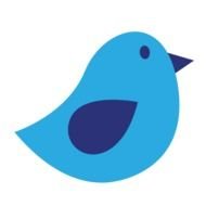 clipart of the blue twitter bird