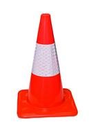striped road cone