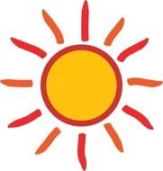 Letters Sun Classroom clipart