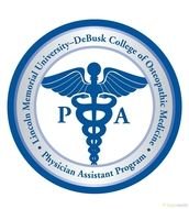 drawing of University Debusk College Of Osteopathic Medicine logo