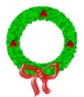 Christmas Wreath At Clkercom Vector Online N2