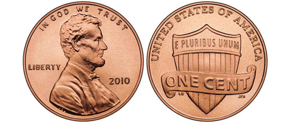 photo one cent on both sides