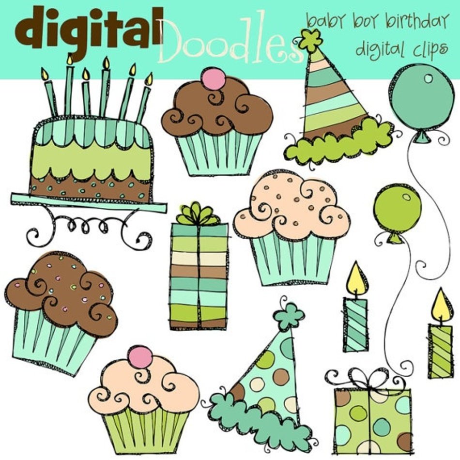 Baby Boy Birthday Digital