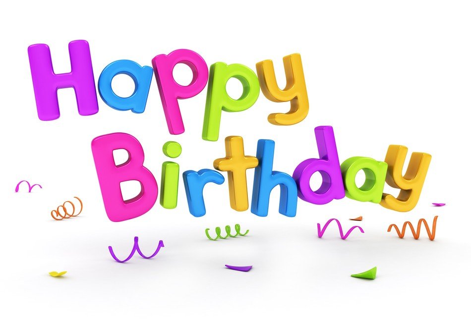 happy birthday as the inscription in the picture