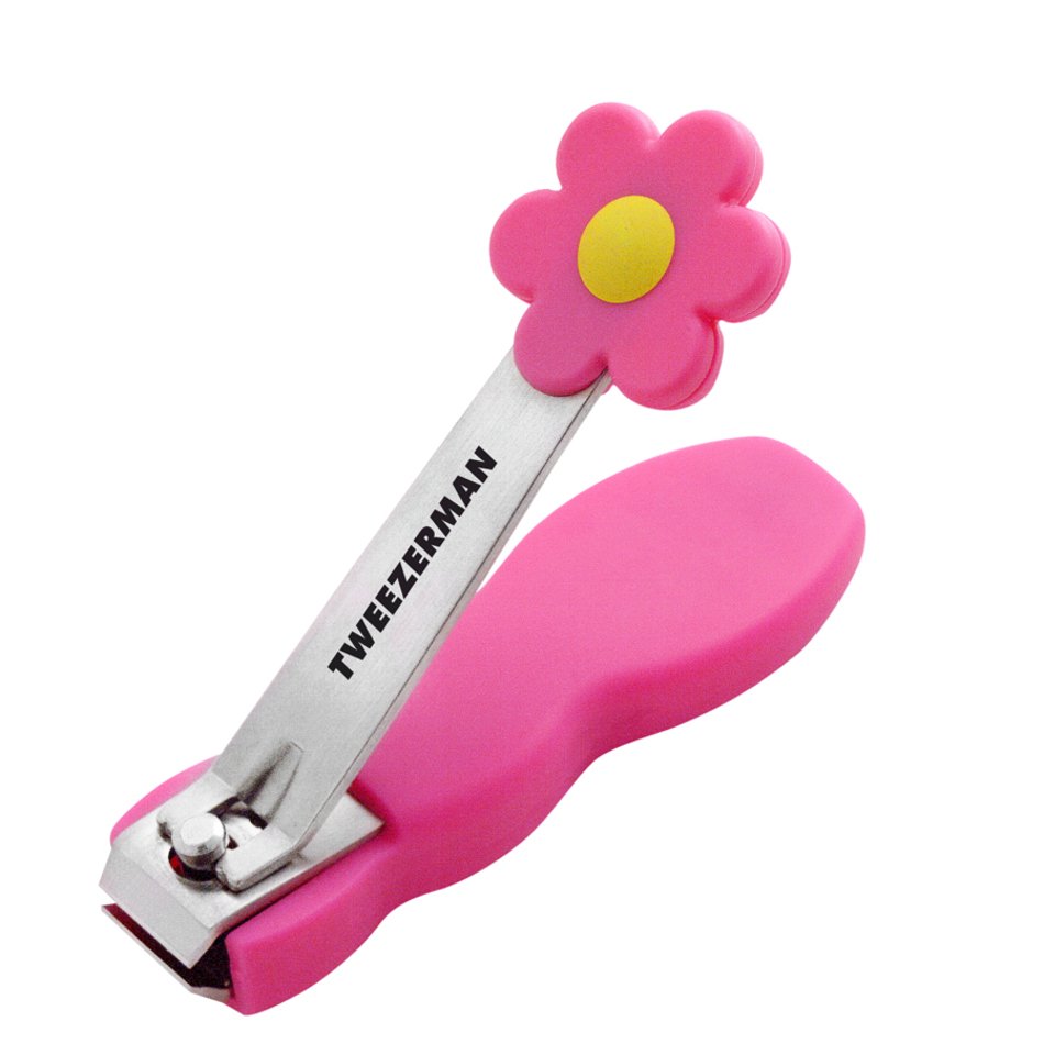 pink nail tongs