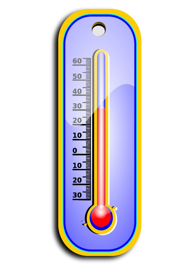 painted street thermometer