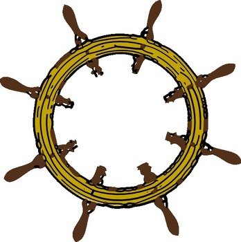Ship Steering Wheel N15