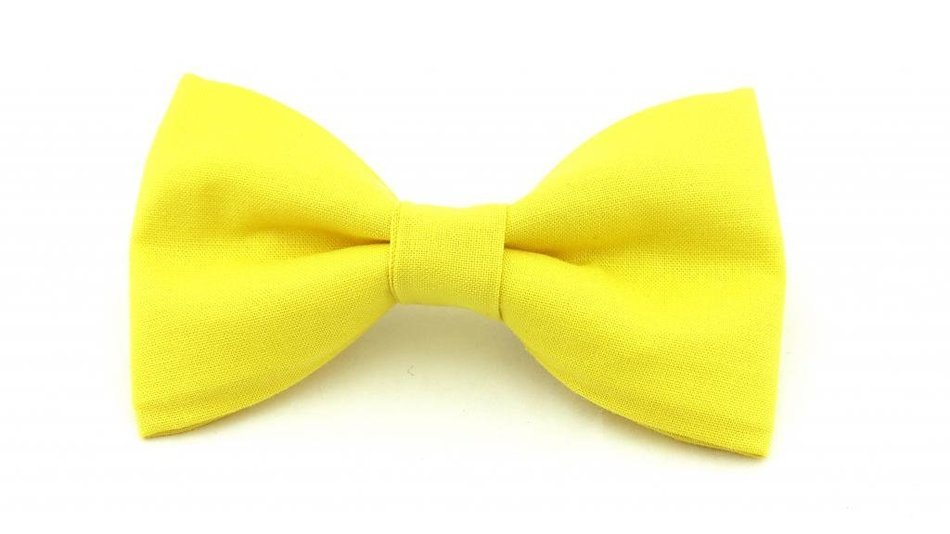 Yellow C Bow Tie drawing