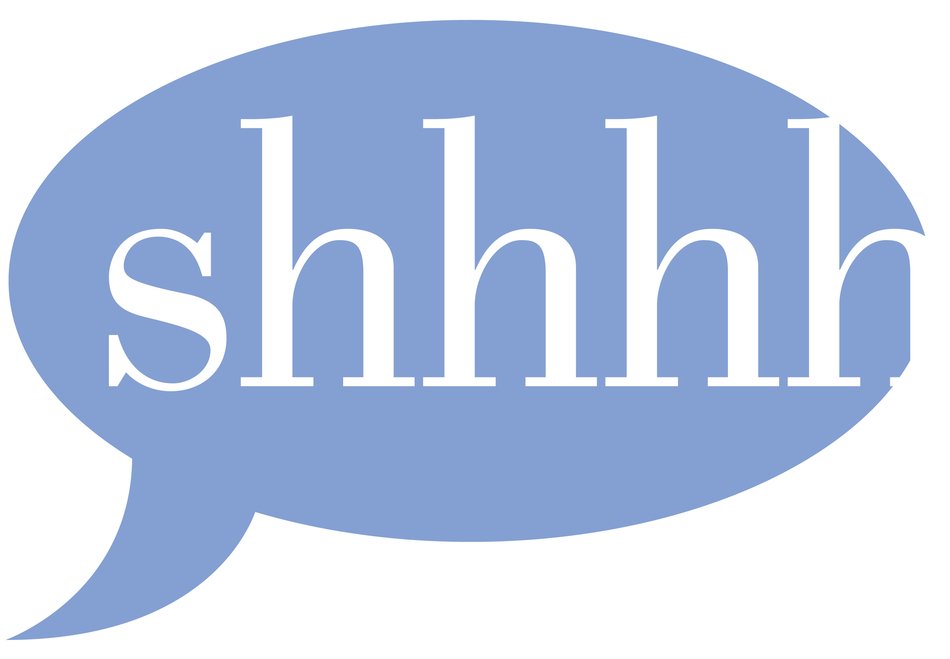 Shhh Quiet Sign Free Image Download