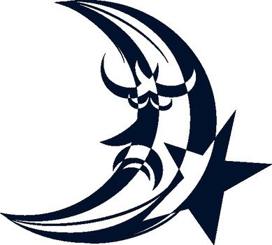 Moon And Star At Clkercom Vector Online Royalty clipart
