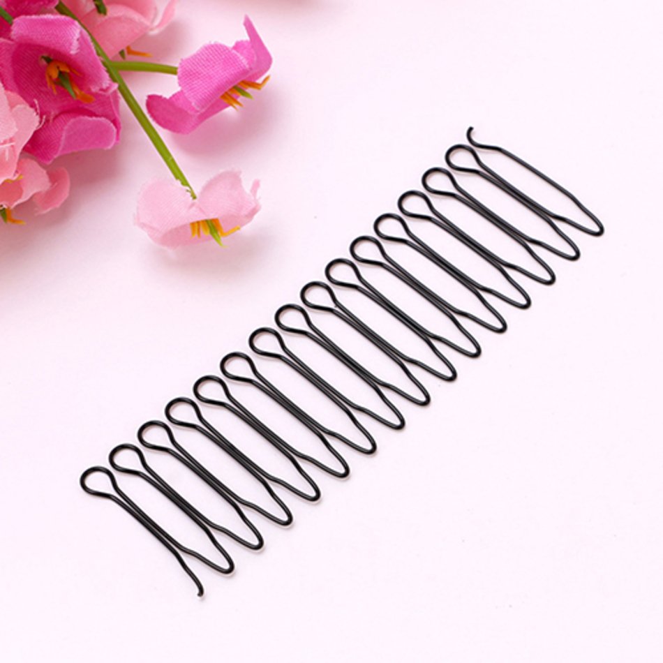 2x Artistic Black Styling Hair Clip Stick Bun Maker Accessories