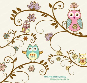 Similar To Oriental Style Tree And Owl Set 6 Inch On Etsy