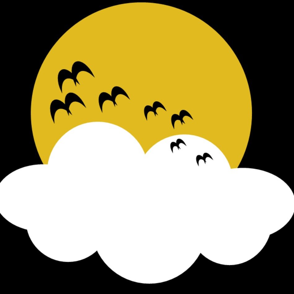 Halloween Moon Bats