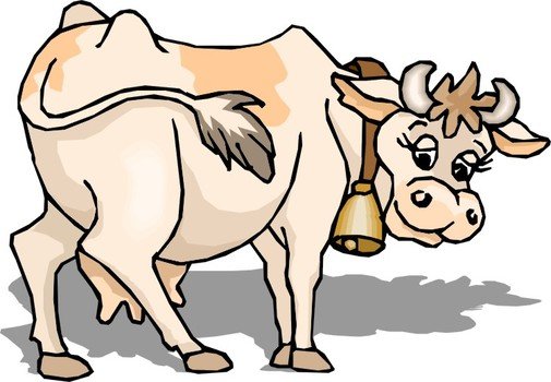 Animated Cows Eating Grass I Never Saw A Purple Cow