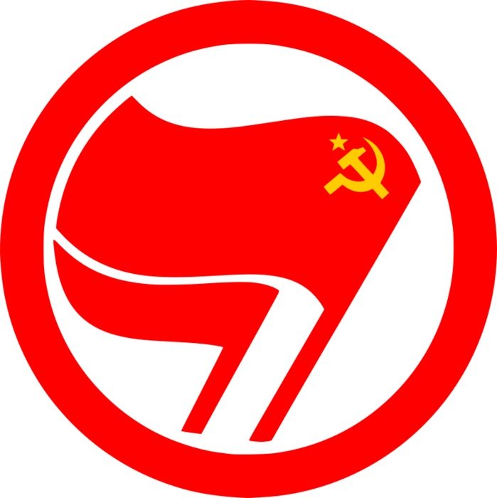 Red Flags One Of Them Showing Soviet Star drawing