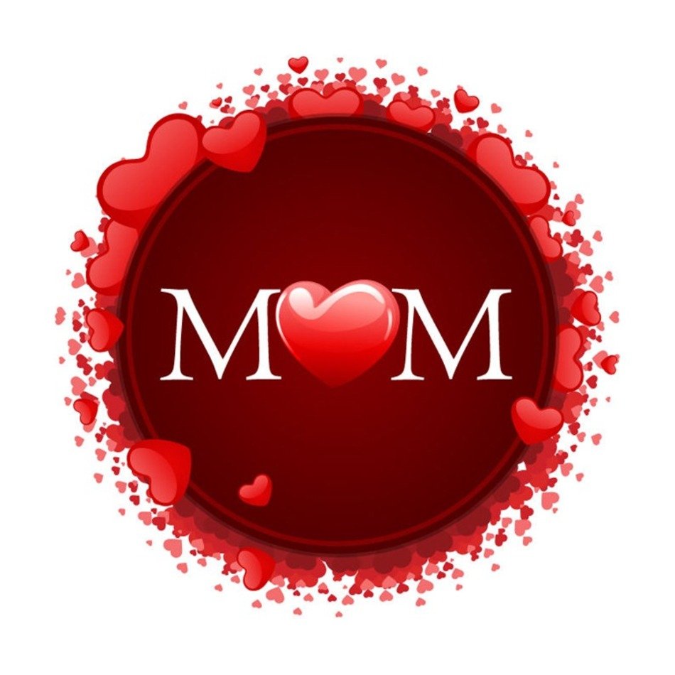 Name Happy Mother&rsquo;s Day With Hearts
