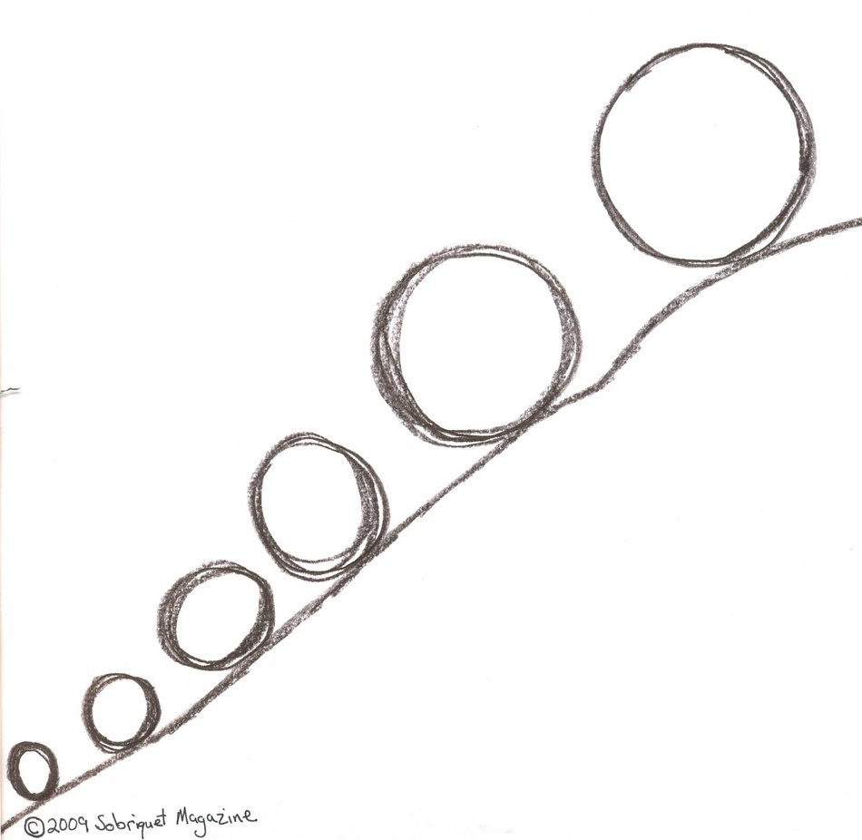 ball drawing of different sizes