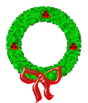 Christmas Wreath At Clkercom Vector Online N2