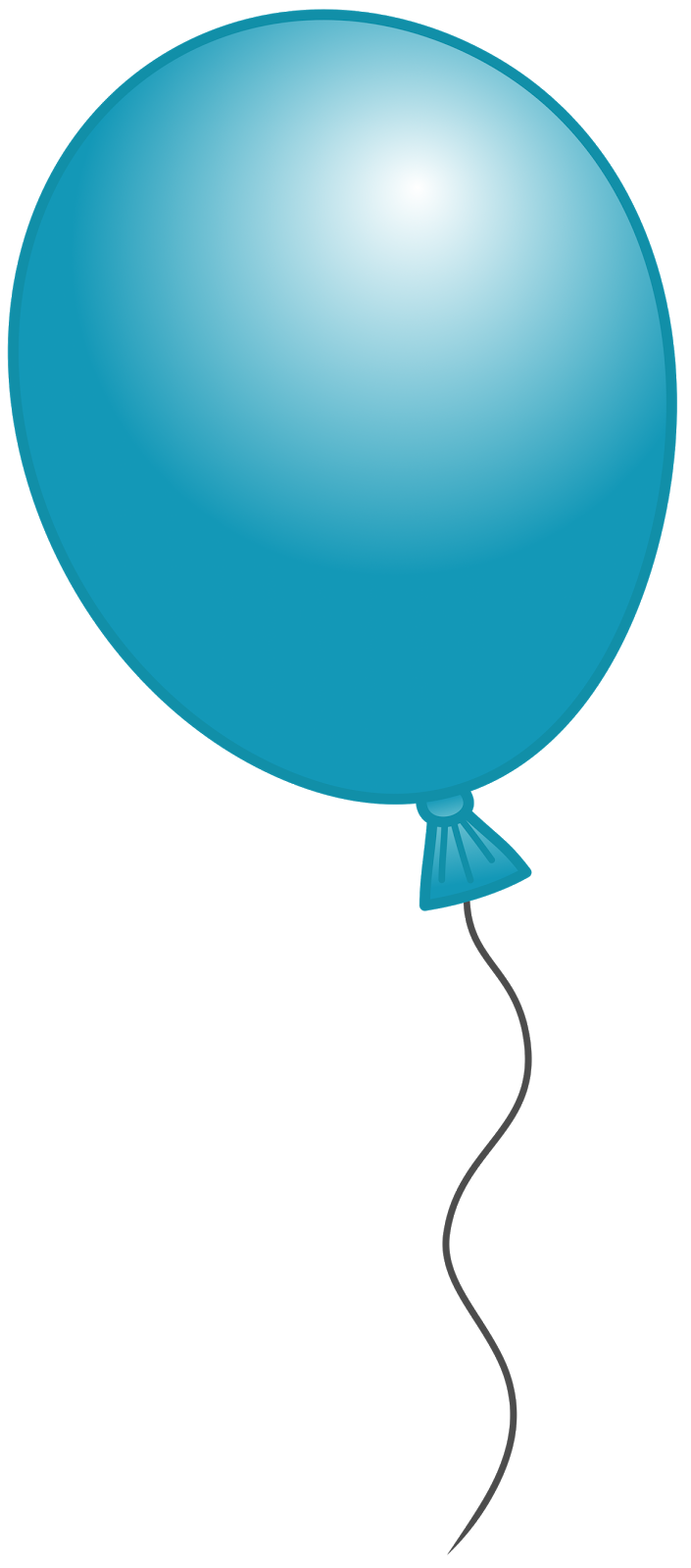 Blue Balloon drawing free image download