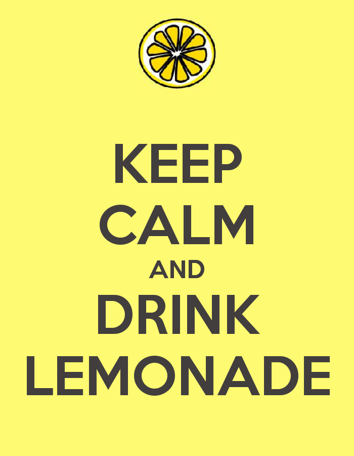 Keep calm and drink Lemonade, poster free image download