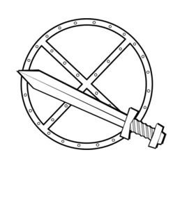 Clipart of ancient army weapon