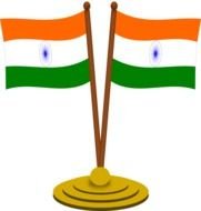 clipart with indian flags