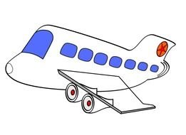 painted white toy airplane