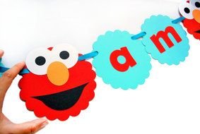 happy Elmo Face drawing