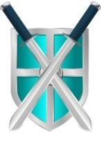 Swords And Shield Vector