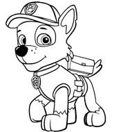PAW Patrol Coloring Pages drawing