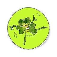 Related Pictures Cartoon Dancing Irish Shamrock
