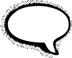 text Bubble drawing