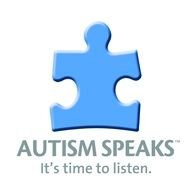 Autism Speaks, logo with blue puzzle piece