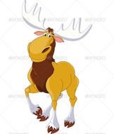 Forest Moose Animals Characters