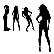 Women Silhouette drawing