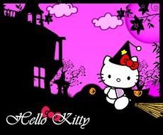 Hallo Kitty as a graphic illustration