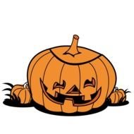 Pumpkin Border drawing
