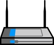 Wireless Router At Clkercom Vector Online