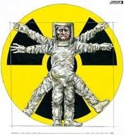 Cartoon Vitruvian Man