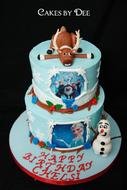Frozen Movie Birthday Cake