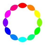rainbow like a necklace