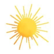 Download Sun Of A Large Golden With Multiple Rays Plus