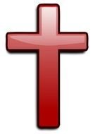 Clip Art White Dove Flying Over Christian Cross Red Jobspapacom